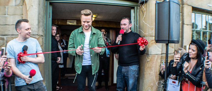 Olly Murs reopens The Bay’s flood-hit studios