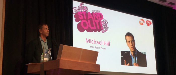 Radioplayer’s Michael Hill honoured by The Radio Academy at Radio Festival 2017
