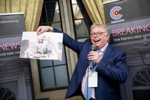 ©2017 Tom Nicholson 21/11/2017. London, UK. Radiocentre host 'Breaking News' drinks and networking, to celebrate the publishing of their research into the public's trust in radio as a broadcast medium for news. The event took place in House of Commons Dining Room A. Photo credit : Tom Nicholson